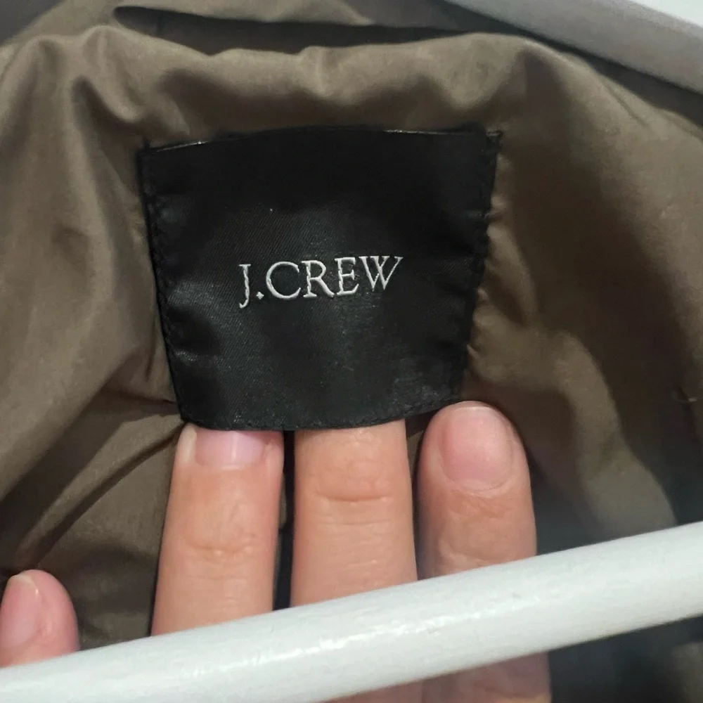 J. Crew Quilted Jacket - Olive Green